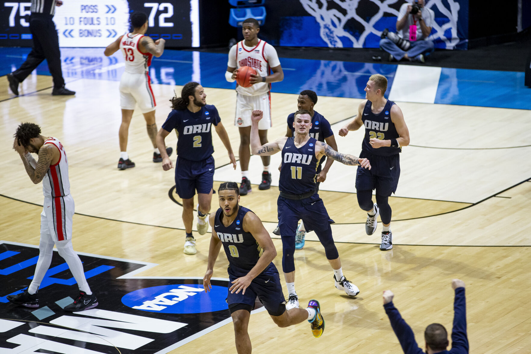 APTOPIX NCAA Ohio St Oral Roberts Basketball
